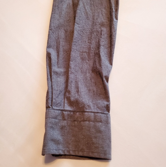 Express Mens 1MX Fitted Button Up Shirt Size L - Picture 2 of 7